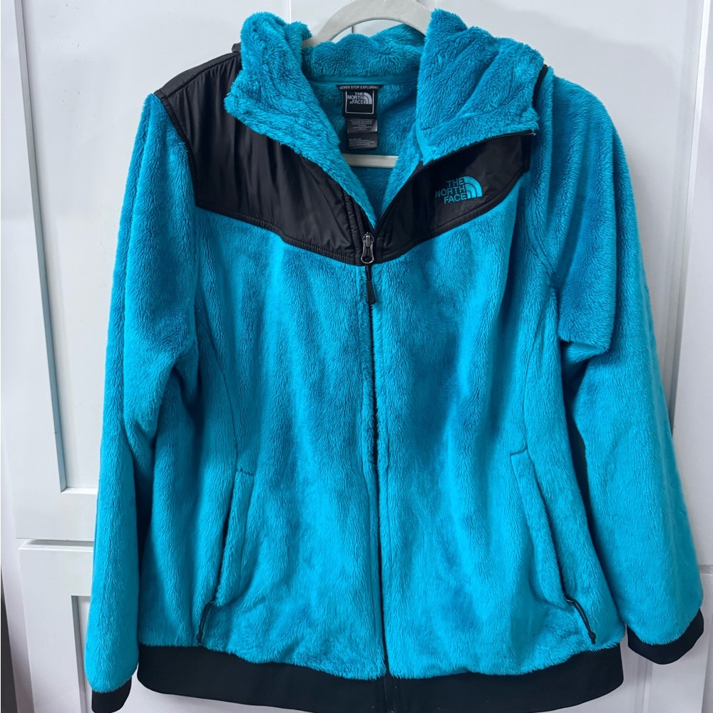 The NorthFace fleece jacket XL turquoise